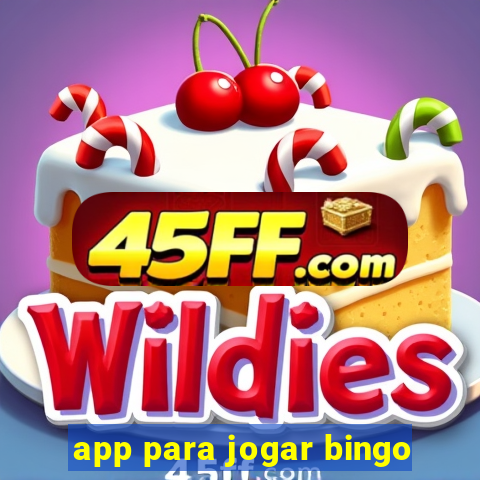 app para jogar bingo